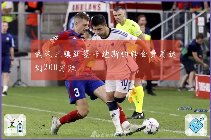 武汉三镇新签卡迪斯的转会费用达到200万欧